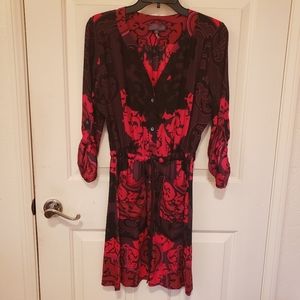 Hale Bob Silk Shirt Dress Size Small